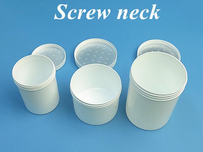 250ml 500ml Custom Plastic Jar Cosmetic White PP Cream Body Cream Jarluxury Travel Cosmetic Packing Container