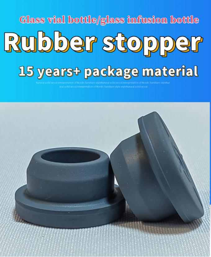13mm 20mm 28mm Pharmaceutical Grade Silicone Borominated Rubber Stopper for Glass Injection Vial