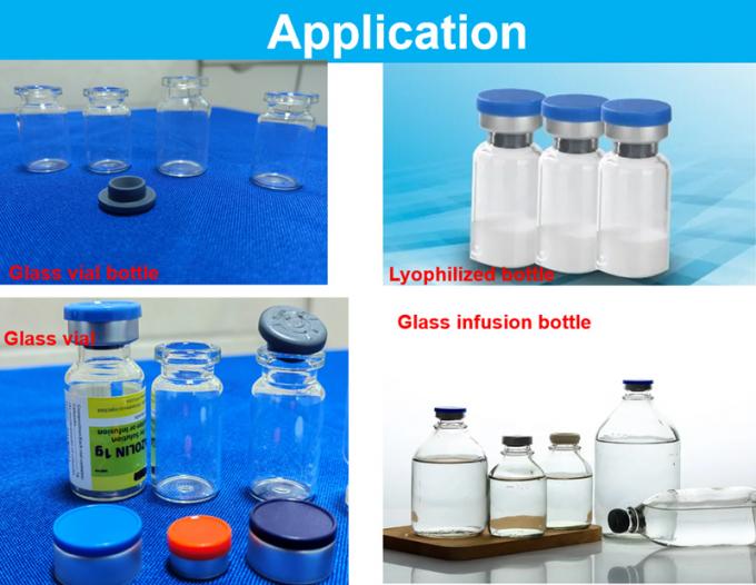 13mm 20mm 28mm Pharmaceutical Grade Silicone Borominated Rubber Stopper for Glass Injection Vial