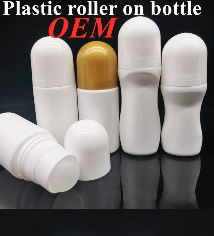 30 مل 50 مل 60 مل زجاجة بلاستيكية بيضاء على عجلة HDPE زجاجة مزيل للاستنزاف فارغة قابلة لإعادة التعبئة