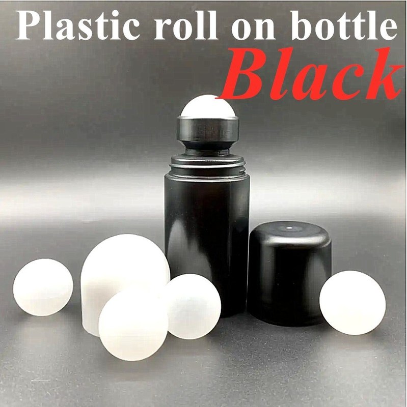 30 مل 50 مل 60 مل زجاجة بلاستيكية بيضاء على عجلة HDPE زجاجة مزيل للاستنزاف فارغة قابلة لإعادة التعبئة
