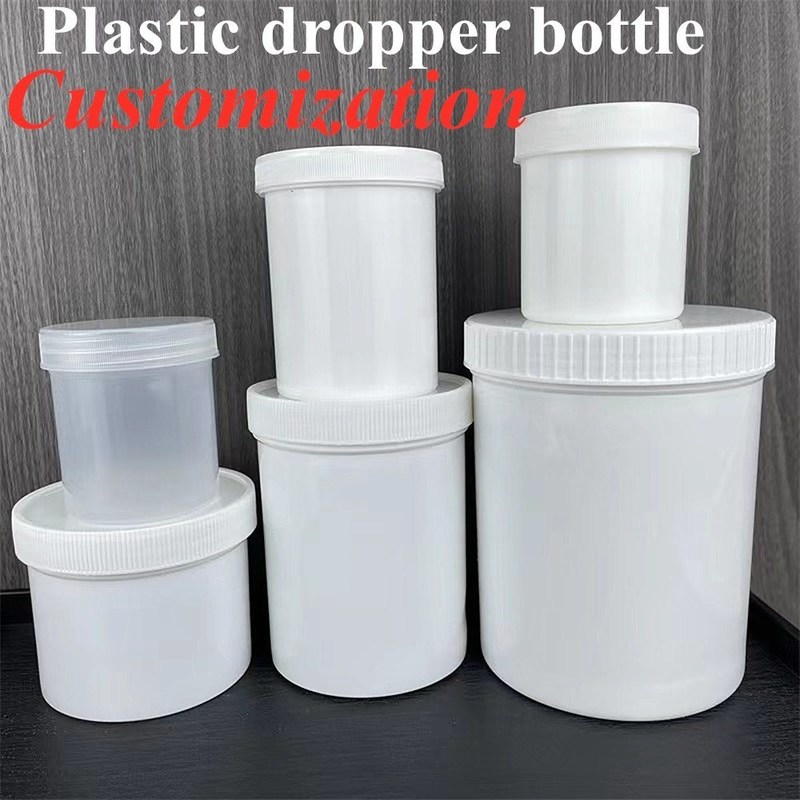 فخم 150 غرام 250 غرام 500 غرام 1000 غرام فارغ أبيض أسود أزرق شفاف مستحضرات التجميل لوشن الوجه الجسم الجدار المزدوج زجاجة مستحضرات التجميل PP