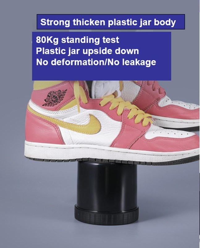 الفم العريض 150 مل 250 مل 500 مل 1000 مل زجاجة بلاستيكية PP التعبئة والتغليف الشعر الشمع الجسم الزجاجة التجميلية زجاجة التنظيف حاوية