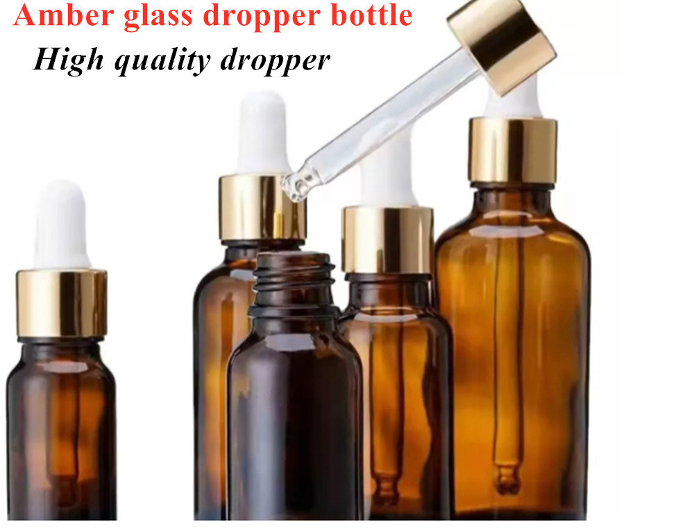 مستحضرات التجميل العناية بالبشرة 10ml 20ml 30ml 50ml 100ml زجاجة قطرات زيت أساسي دائرية فارغة