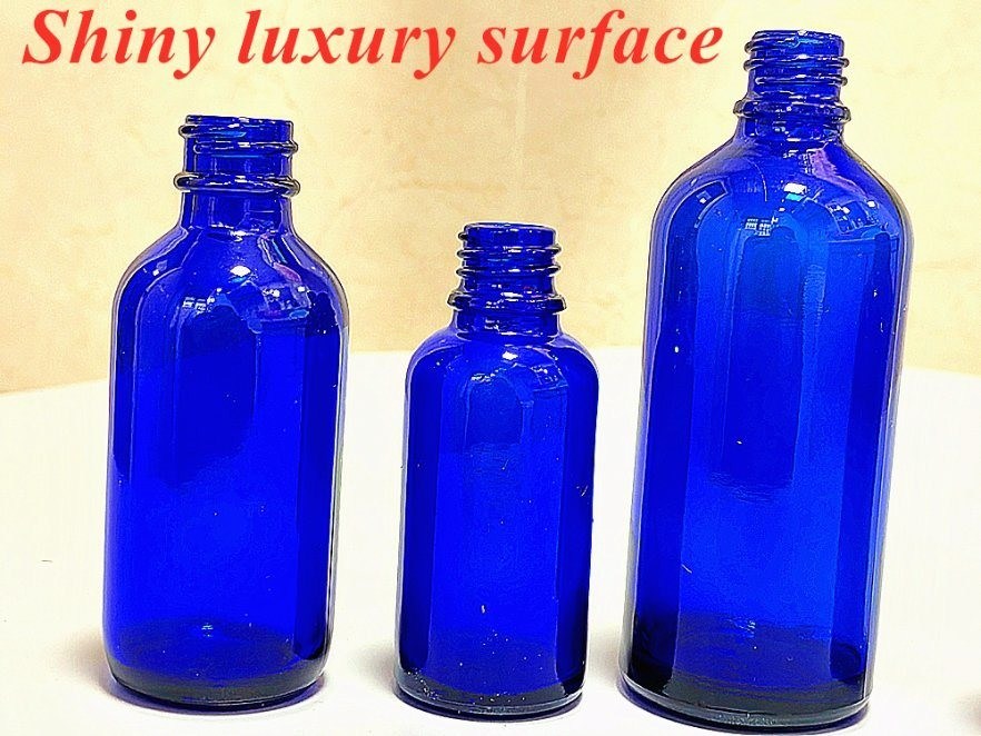 20 مل 30 مل زيت أساسي مصل العناية بالبشرة زجاجة تجميل عبوة كوبال الزجاج الأزرق زجاجة قطرة مع قطرة