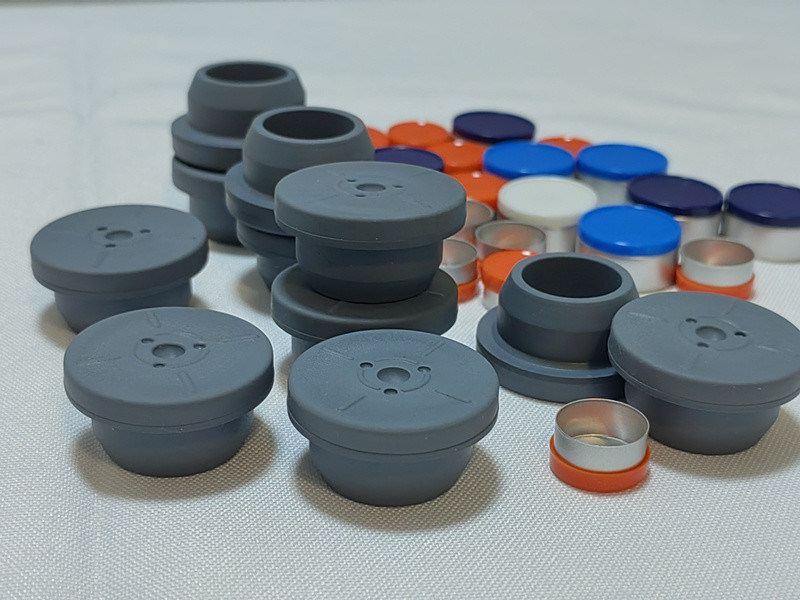 13 ملم 20 ملم 28 ملم لون رمادي زجاج أقراص الحقن استخدام المهروسة المهروسة