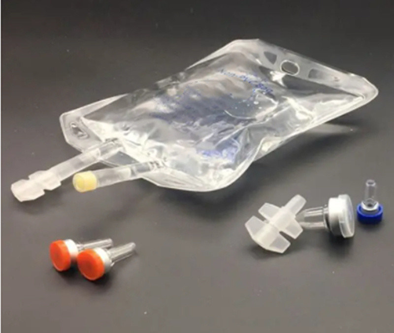 أكياس التسريب الطبية المستخدمة مرة واحدة من البيكسي 100 مل 250 مل 1000 مل 2000 مل أكياس IV خالية من Dehp أكياس IV محلول سائل