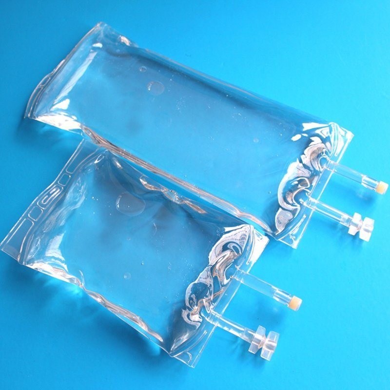 500ml 1000ml PVC أكياس IV العقيمة PVC IV Bag كيس التسريب الطبية العقيمة البلاستيكية المستخدمة مرة واحدة