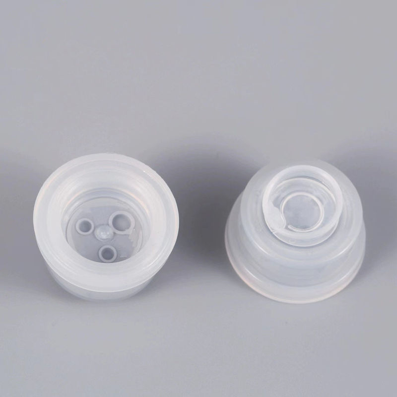 32 ملم زجاجة التسريب الطبي غير PVC كيس ناعم PP غطاء التسريب مزدوج قابلة للطي زجاجة التسريب الطبي غطاء PP