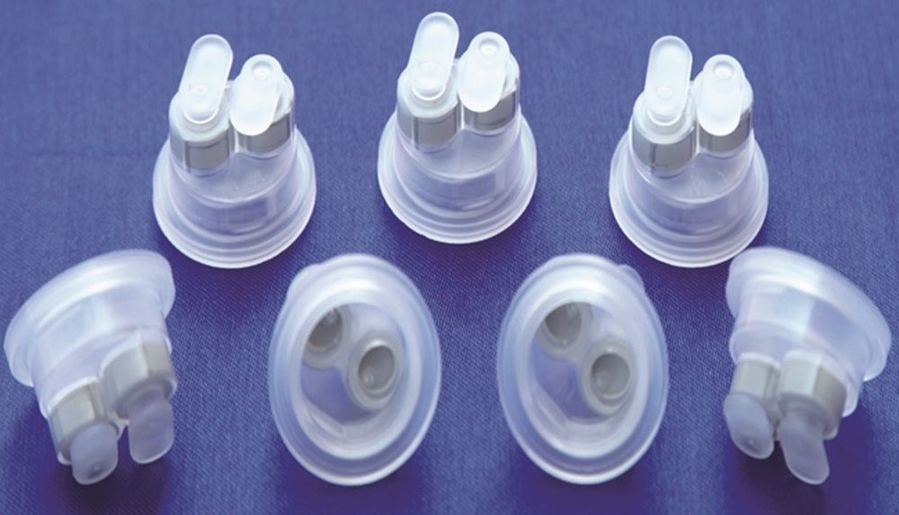 30mm 32mm الصيدلانية PP غطاء غطاء التسريب لل LVP PP زجاجة التسريب البلاستيكية Pull Ring غطاء التسريب