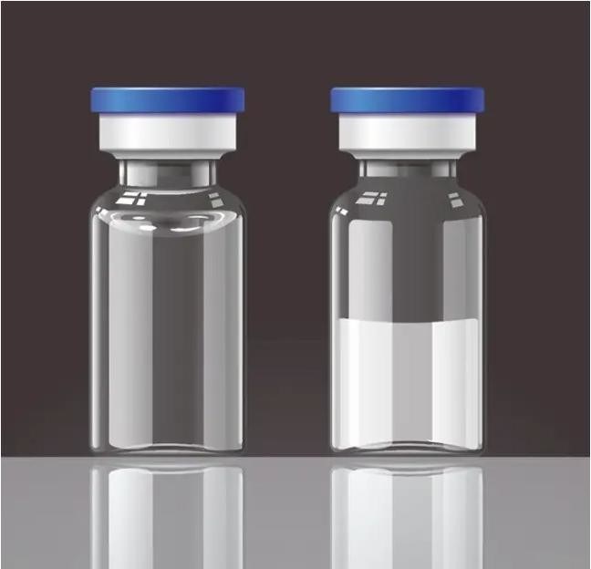 عبوة زجاجية صافية فارغة فارغة أدوية منخفضة البوروسيليكات