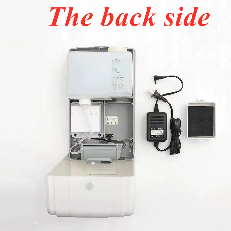 مرصع على الحائط 2000 مل أوتوماتيكي البلاستيكي اليد رشاش الكحول الرغوة السائلة المرحاض غرفة نظيفة الصابون الفندق مطهر اليدين