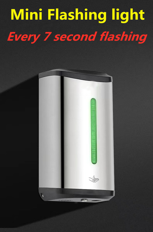 غرفة نظيفة حمام غسيل اليدين بدون لمس الفولاذ المقاوم للصدأ 304 أوتوماتيكي 800 مل جهاز استشعار صابون كحول رش مطهر اليدين