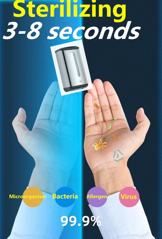 غرفة نظيفة حمام غسيل اليدين بدون لمس الفولاذ المقاوم للصدأ 304 أوتوماتيكي 800 مل جهاز استشعار صابون كحول رش مطهر اليدين