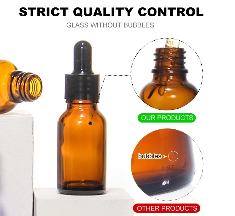 مبيعات ساخنة 5ml 10ml 15ml 30ml 50ml مصل اللون اللون 50ml زجاجات الزيت الأساسي زجاجة قطرات زجاجية